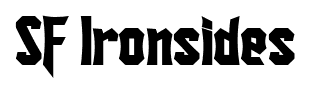 SF Ironsides font